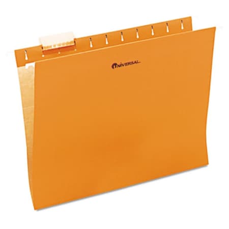 Coolcrafts Hanging File Folder, .2 Tab, Letter, Orange, 25-BX, 25PK CO883145
